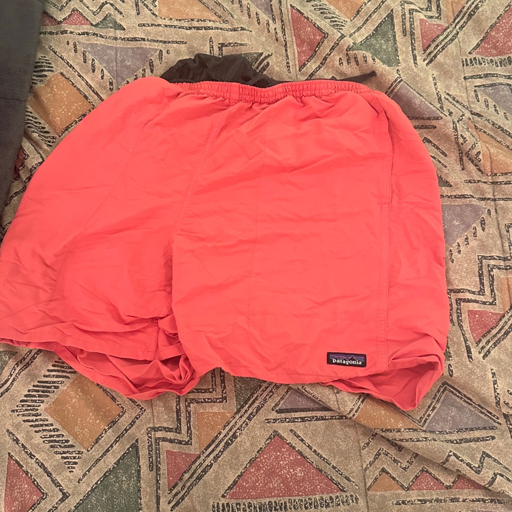 Patagonia Orange Running Shorts 7’ inseam
